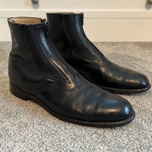 Vintage Handmade Chelsea boots!  Amazing! Size 10 leather zipper